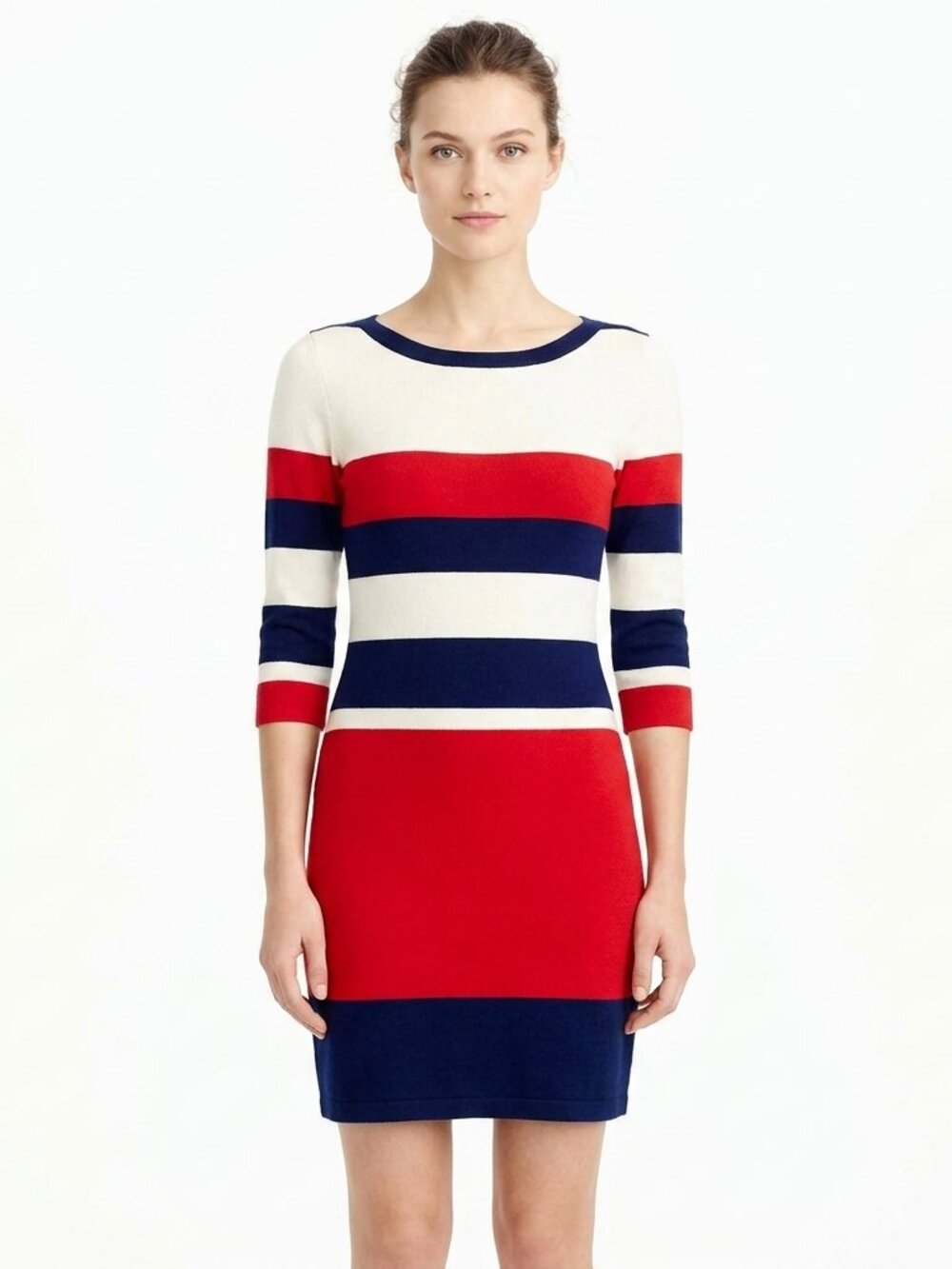 DKNY Heavy Weight Double Knit Striped Dress- Sz. XS